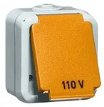 Peha - US NEMA-Steckdose 1fach, grau 5-20 R, 20 A 125 V
