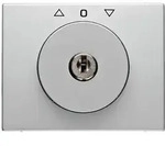 Berker Zentralst&uuml;ck mit Schloss, mit Tastrastfunktion (Aluminium)