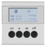 Berker S.1 - B.3 - B.7 Funk Zeitschaltuhr alu matt, lackiert