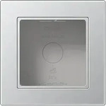 Jung A CUBE Aufputz-Kappe, 1-fach (aluminium-lackiert)