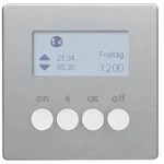 BerkerQ.1-Q.3-Q.7 Funk Zeitschaltuhr alu samt