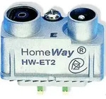 Homeway Kommunikationseinsatz HW-ET2 SA/BK/FM Anschlussd&auml;mpf.4dB