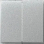 Gira Wippe 2 fach TX_44, gerade stehend (alu)