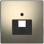 MertenZentralplatte f&uuml;r UAE-Einsatz, 1fach, System Design, Nickelmetallic
