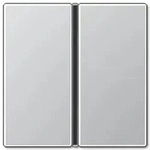 Tastensatz 1fach, komplett (aluminium)