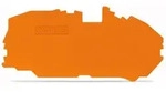 Wago TOPJOB&reg; S Abschluss- und Zwischenplatte 1 mm dick 2016-7692 - orange