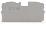 Wago TOPJOB&reg; S Abschluss- und Zwischenplatte 1 mm dick 2016-1291 - grau