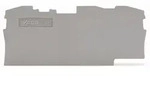 Wago TOPJOB&reg; S Abschluss- und Zwischenplatte 1 mm dick 2006-1391 - grau (VPE 25