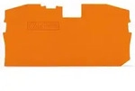 Wago TOPJOB&reg; S Abschluss- und Zwischenplatte 1 mm dick 2016-1292 - orange