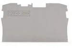 Wago TOPJOB&reg; S Abschluss- und Zwischenplatte 1 mm dick 2004-1291 - grau