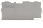 Wago TOPJOB&reg; S Abschluss- und Zwischenplatte 1 mm dick 2004-1391 - grau (VPE 25