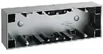 Berker K.5 - Aufputz-Geh&auml;use 3fach - waagerecht (Aluminium)