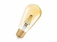 LEDVANCE LED-Vintage Lampe 1906, 6,5W, E27, 824, Edison, dimmbar