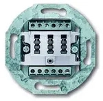 Busch-Jaeger TAE-Anschlussdose 2x6/6 NFF UP - alpinwei&szlig;