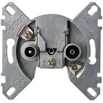 Merten BK-/Sat-Antennenstichdose, 2-fach