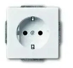 Busch-steplight SCHUKO&reg; Steckdosen-Einsatz mit LED-Orientierungslicht (studiowei&szlig;)