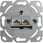 Teleg&auml;rtner AnschlussdoseAMJ45 8/8 Up/0 Cat.6a- geschirmt, 2-fach