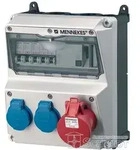 Mennekes AMAXX Steckdosen-Kombination, 1x CEE 16A, 2x Schuko