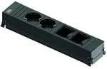 Bachmann Steckdoseneinheit 4-fach (2x Custom Module + 2x Steckdose Strom)