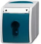 Busch-Jaeger ocean Jalousieschalter/-taster Wechsel (grau/blaugr&uuml;n)