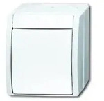 Busch-Jaeger ocean Wippschalter Aus, 2-polig (alpinwei&szlig;)