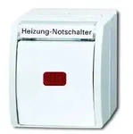 Busch-Jaeger ocean Heizungs-NotschalterAus/Wechsel (alpinwei&szlig;)