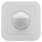 B.E.G. LUXOMAT Indoor 180-R, Wand-Bewegungsmelder mit Akustiksensor, Relais,