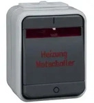 ELSO Aqua Top, Heizung Notschalter 2-polig, 10A, Steckklemme, IP44, licht-/basaltgrau