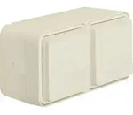 Berker W.1 - Steckdose SCHUKO 2fach, waagerecht mit Klappdeckel, 4