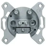 Berker 459410 - Antennen-Steckdose 4Loch 2SAT, TV, FM, Einzeldose