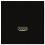 Jung Multimedia-Einsatz HDMI (schwarz)