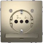 Merten SCHUKO-Steckdose, System Design, mit erh&ouml;htem Ber&uuml;hrungsschutz, mit