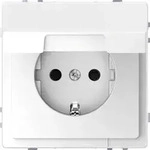 MertenSCHUKO-Steckdose, System Design, mit Klappdeckel, mit erh&ouml;hter