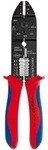 Knipex Crimpzange f&uuml;r isolierte Kabelschuhe + Kabelverbinder, 0,5 - 6 mm2