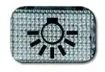 Tastersymbol transparent "Licht"