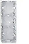 Merten519319Aufputz-Geh&auml;use, 3fach, polarwei&szlig; gl&auml;nzend, 1-M, ATELIER-M
