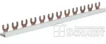 Hager KDN 163 A, Phasenschiene 1polig, 12 Platzeinheiten, 10mm2