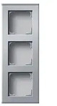 Profil 55 3-fach f&uuml;r senkrechte und waagerechte Installation (Aluminium)