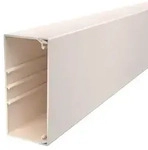 OBO Bettermann Kabelkanal 60 x 130mm, L&auml;nge 2m - cremewei&szlig;