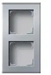 Profil 55 2-fach f&uuml;r senkrechte und waagerechte Installation (Aluminium)