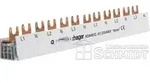 Hager KDN 451 D, Phasenschiene 3polig+N, 12 Platzeinheiten, 16mm2