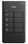 Gira eNet Funk-Handsender 4fach, anthrazit