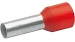 Aderendh&uuml;lsen isoliert,10mm2 / 12mm, rot, 100 St&uuml;ck
