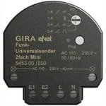 Gira eNet Funk-Universalsender 2fach Mini