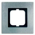 Abdeckrahmen carat, 1-fach (Edelstahl)