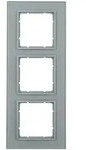 Berker Abdeckrahmen B.7 Glas, 3-fach (alu)