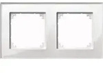 M-Plan Echtglasrahmen, 2fach (Brillantwei&szlig;)
