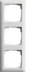 Gira Abdeckrahmen Standard 55, 3-fach (reinwei&szlig;, seidenmatt)
