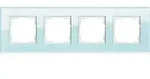 GIRA Abdeckrahmen 4-fach - Esprit (Glas mint)