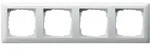 Gira Abdeckrahmen Standard 55, 4-fach (reinwei&szlig;, gl&auml;nzend)